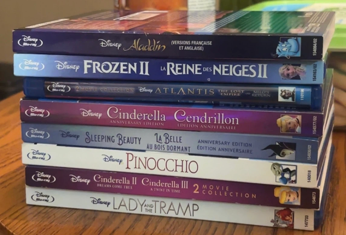 Disney Blu-rays ONLY