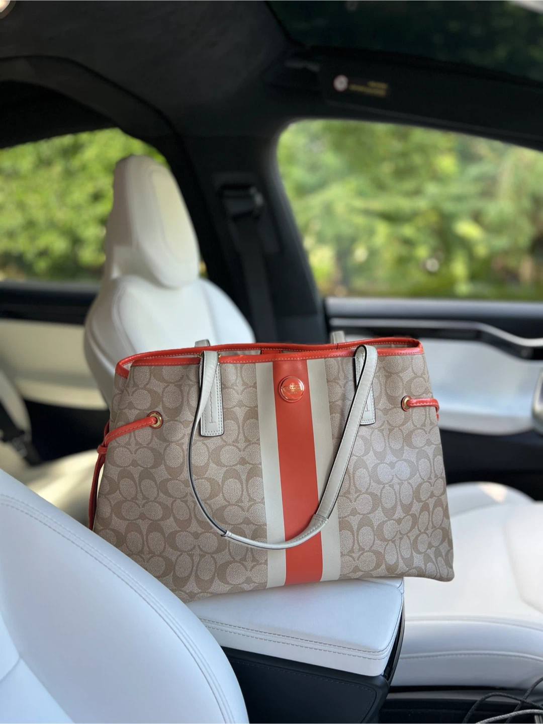 Authentic Coach Leather Bag – Like New (10/10)