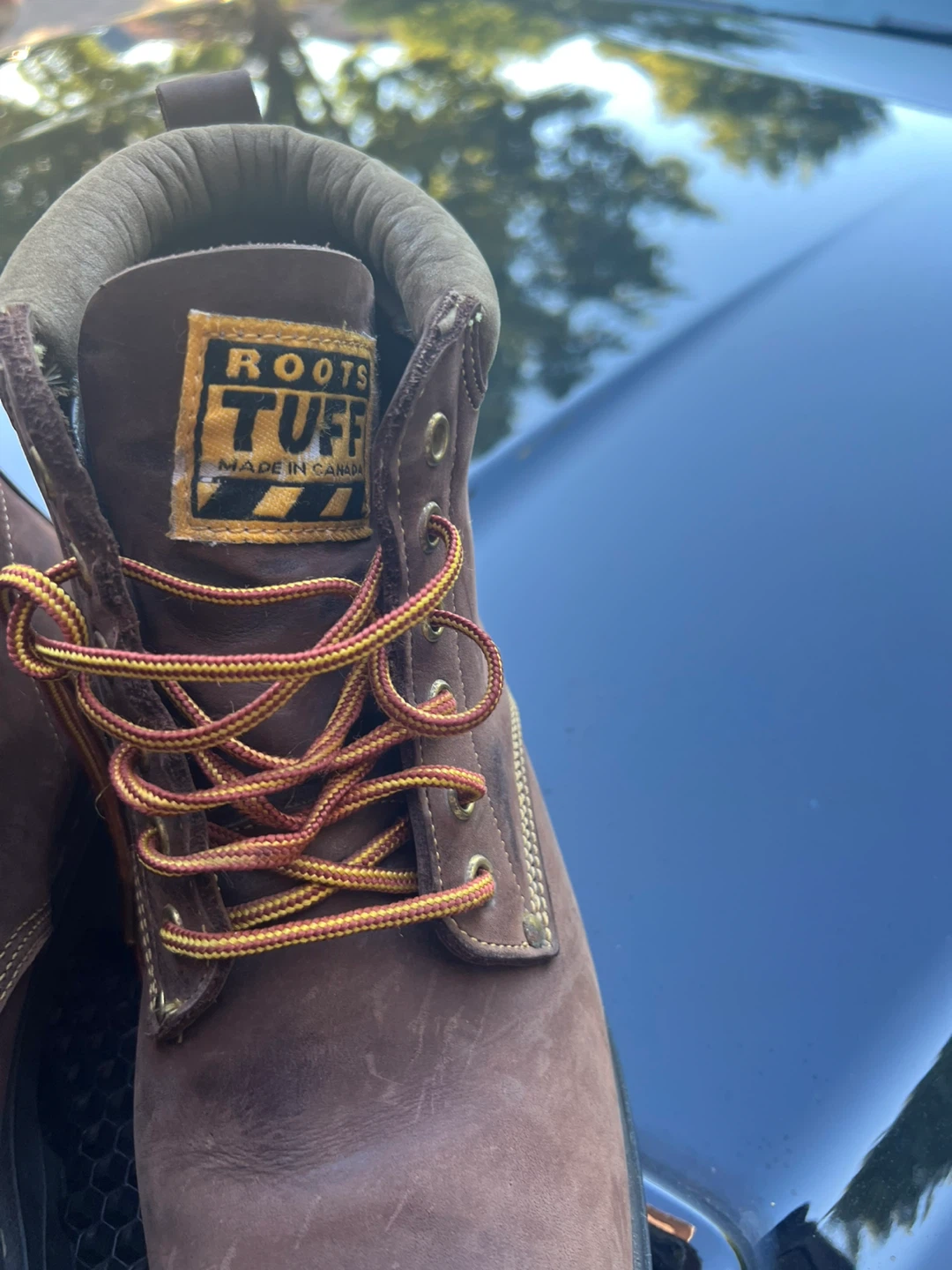 Roots Tuff Men's Brown Leather Work Boots - photo 2