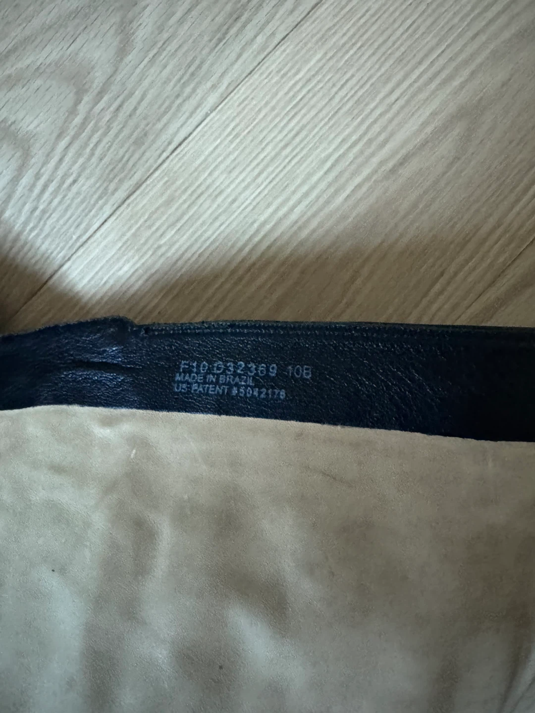 Black Leather Cole Haan High Boots with Buckle Detail - photo 2
