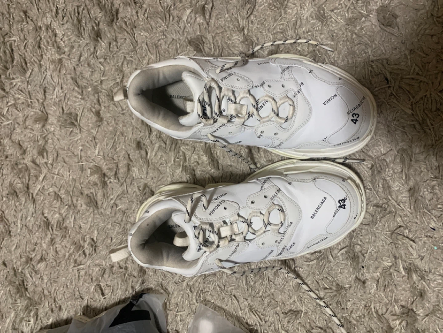 Balenciaga Triple S Men's Sneakers White