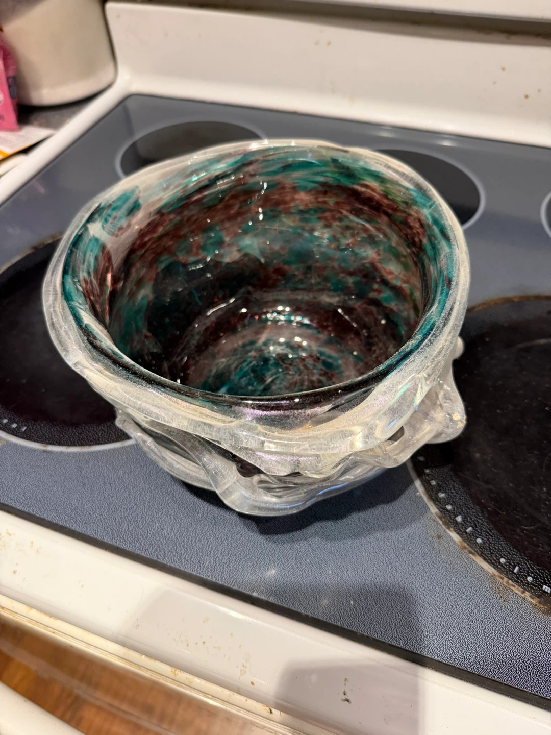 Unique glass bowl