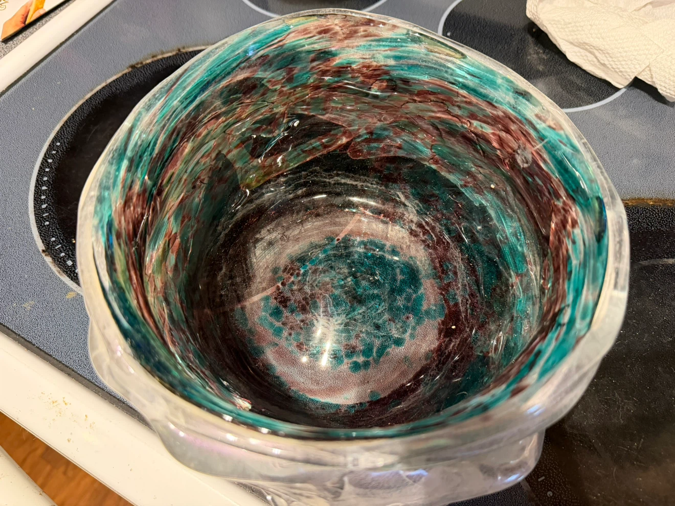 Unique glass bowl - photo 5
