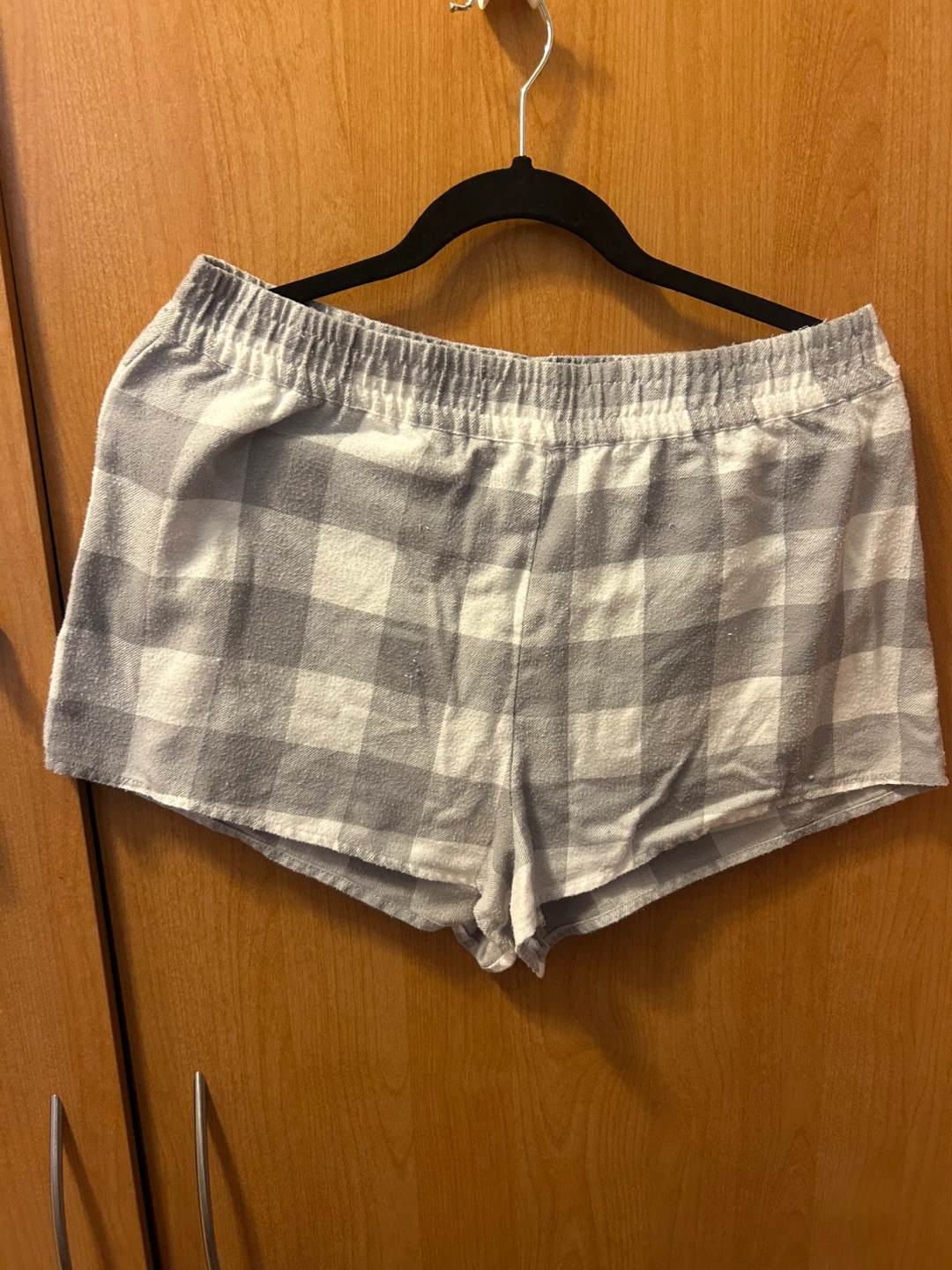 White and Grey Plaid Pajama Set - photo 3