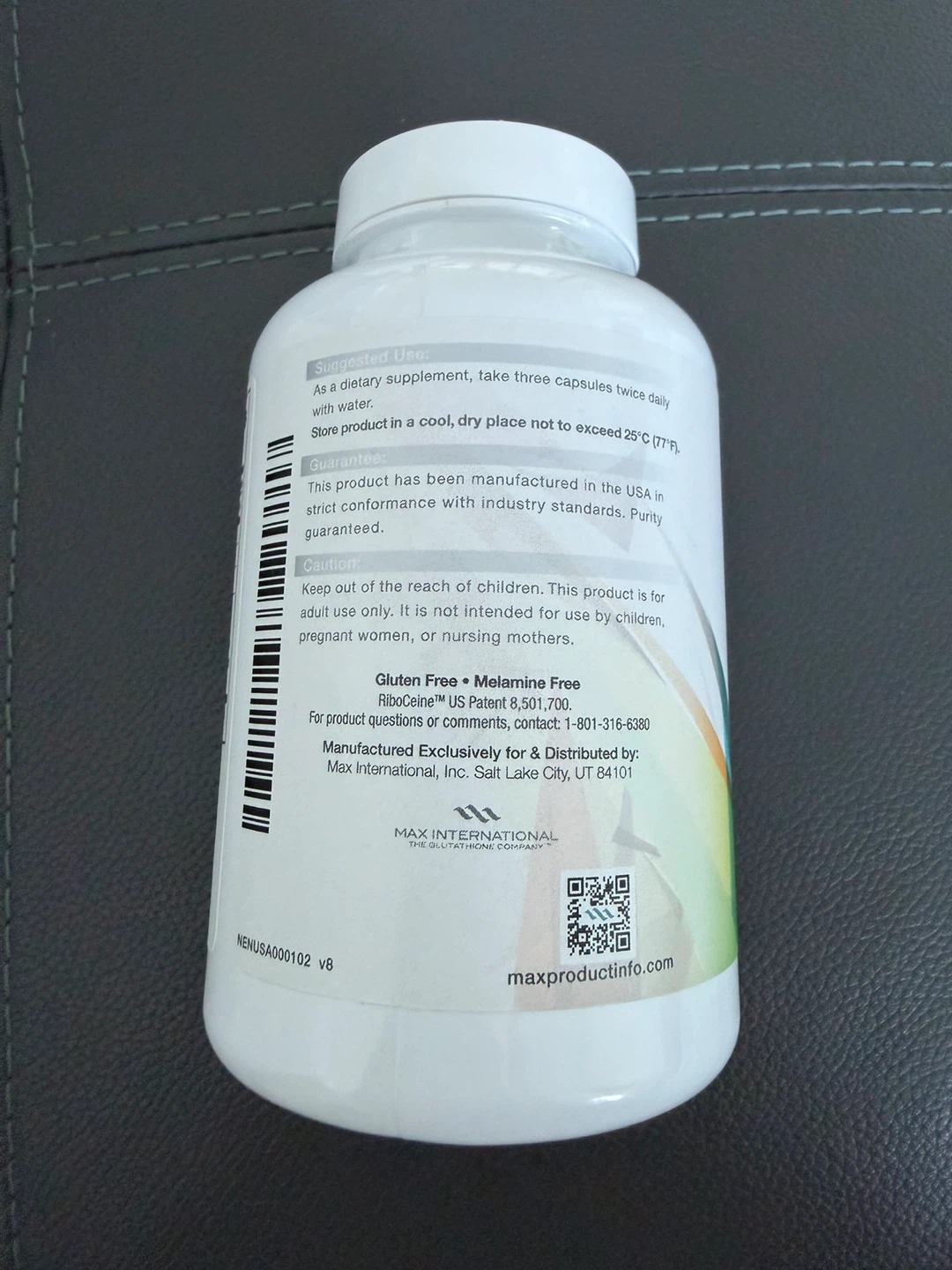MAXGXL Unique NAC Formula Dietary Supplement 180 Capsules - photo 3