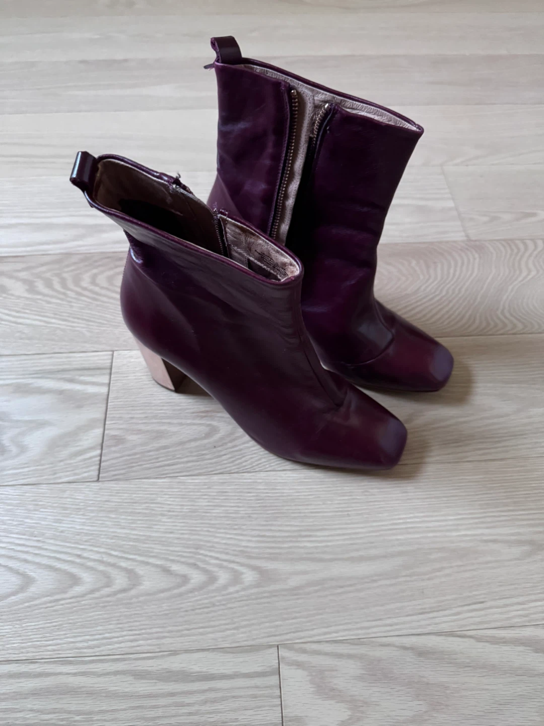 Deep red / burgundy Ankle Boots