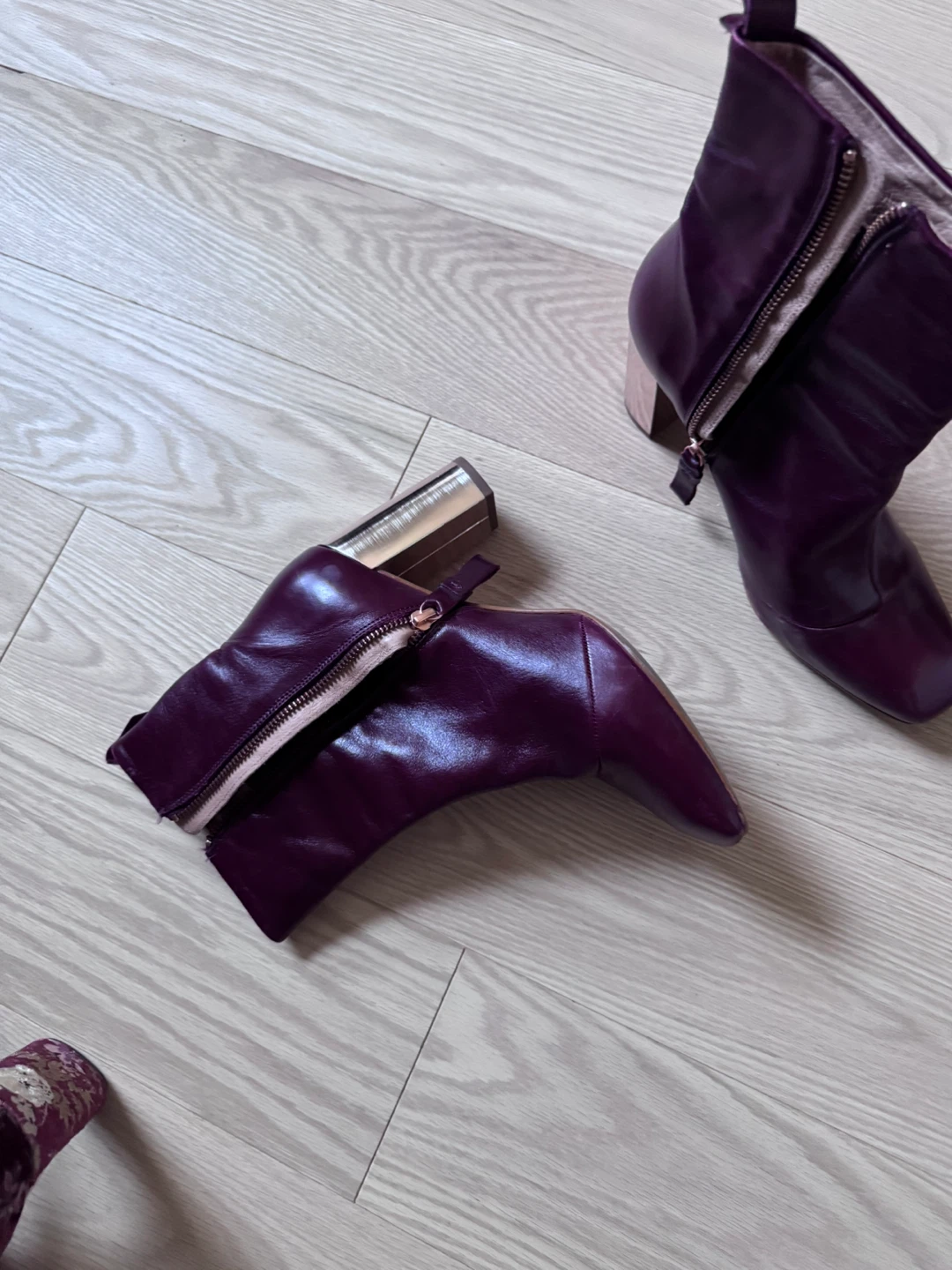 Deep red / burgundy Ankle Boots - photo 2
