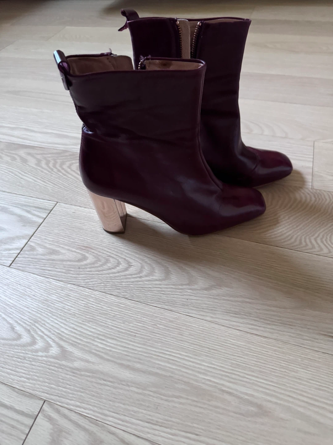 Deep red / burgundy Ankle Boots - photo 4