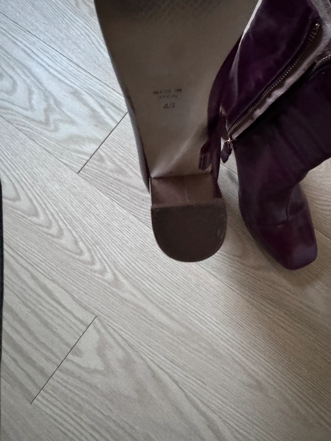 Deep red / burgundy Ankle Boots - photo 5