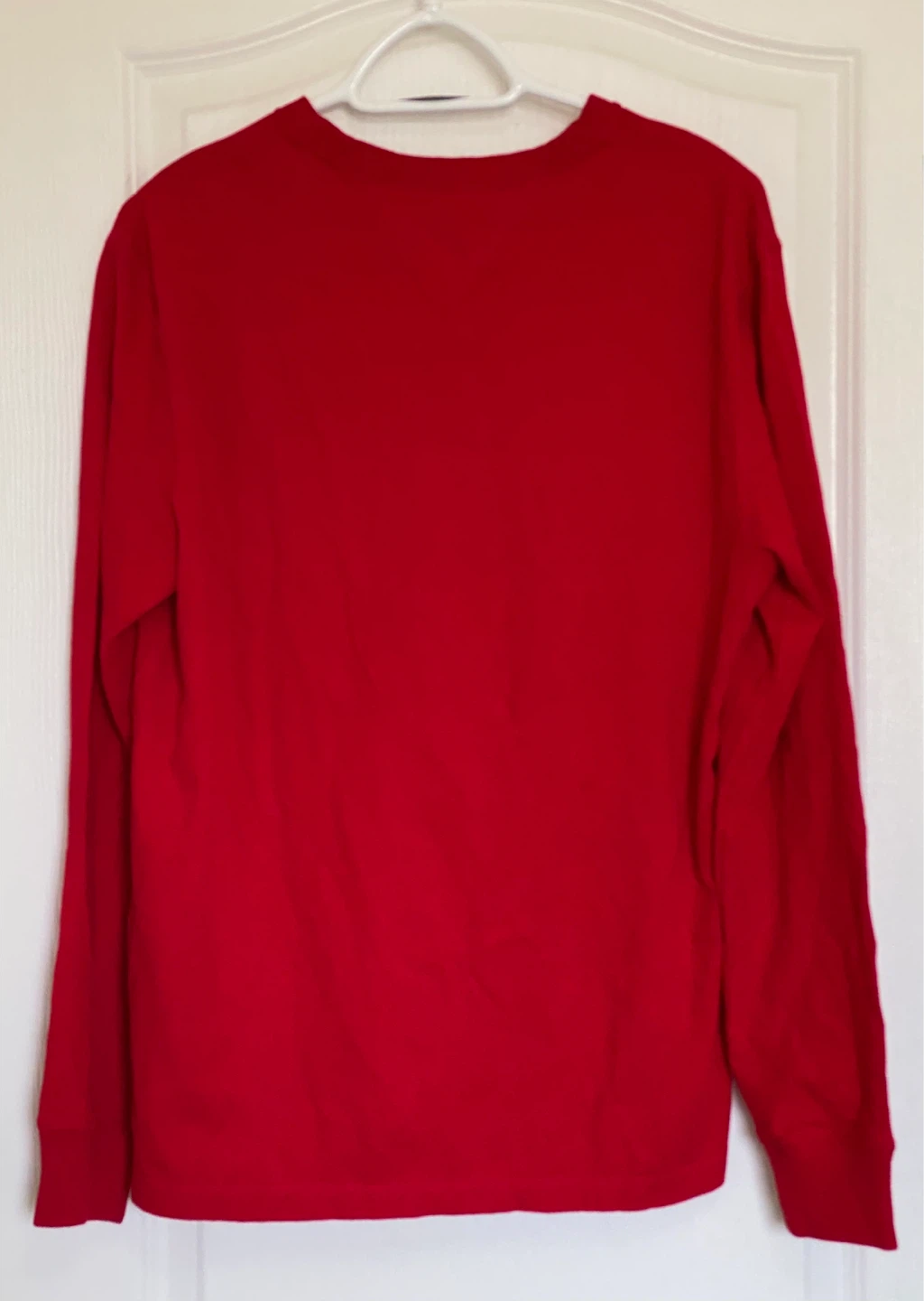 Tommy Hilfiger Red Long Sleeve Crewneck Shirt Size M - photo 3