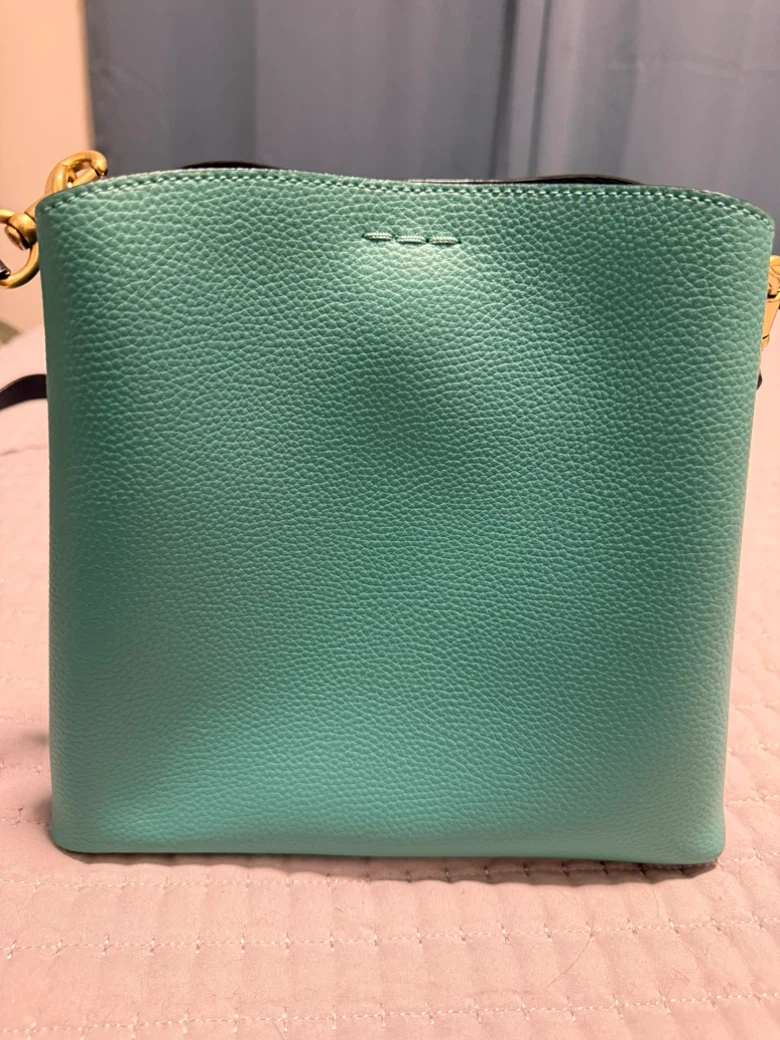 Coach Teal Leather Bucket Bag - photo 2