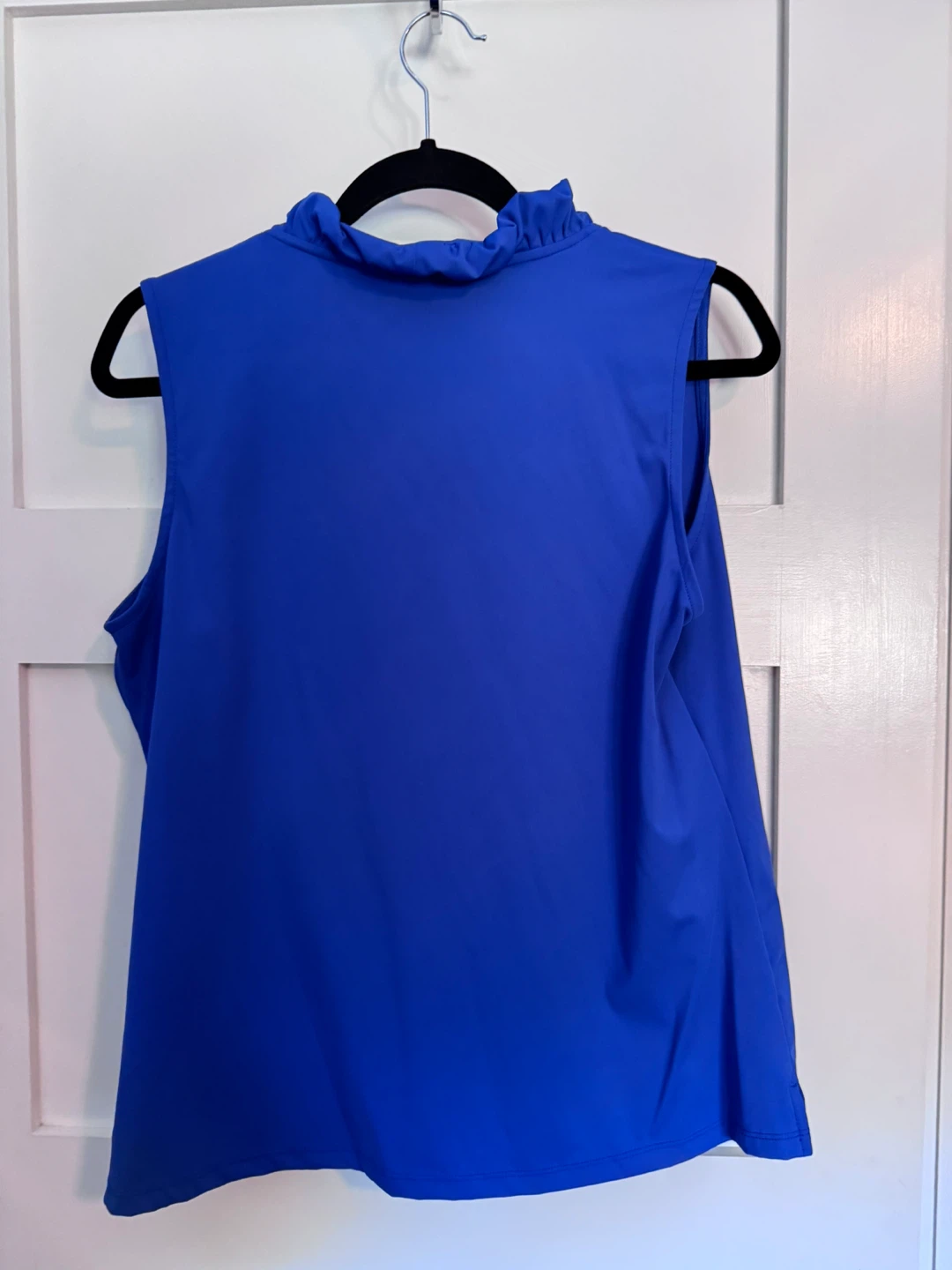 Ace Golfs Sleeveless Ruffle Neck Top - Royal Blue - photo 2