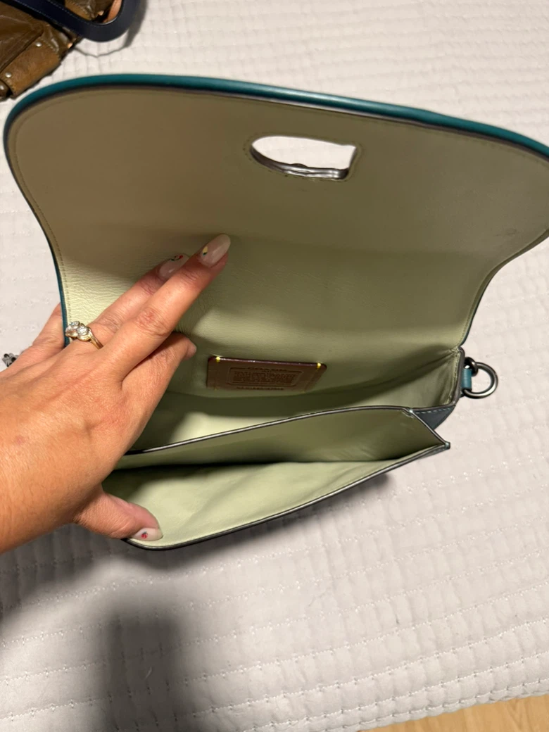 Teal Coach Saddle Bag - photo 3