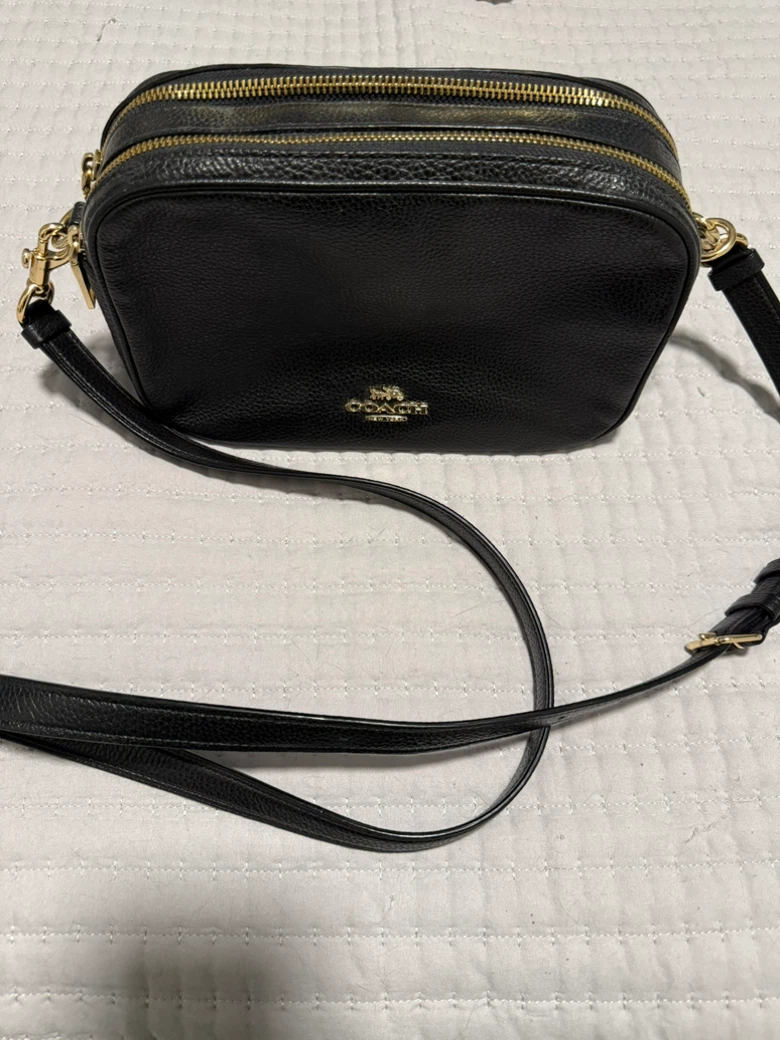 COACH Black Leather Crossbody Bag - photo 2