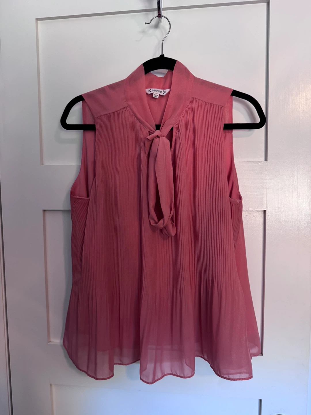 Nanette Nanette Lepore Sleeveless Pink Blouse