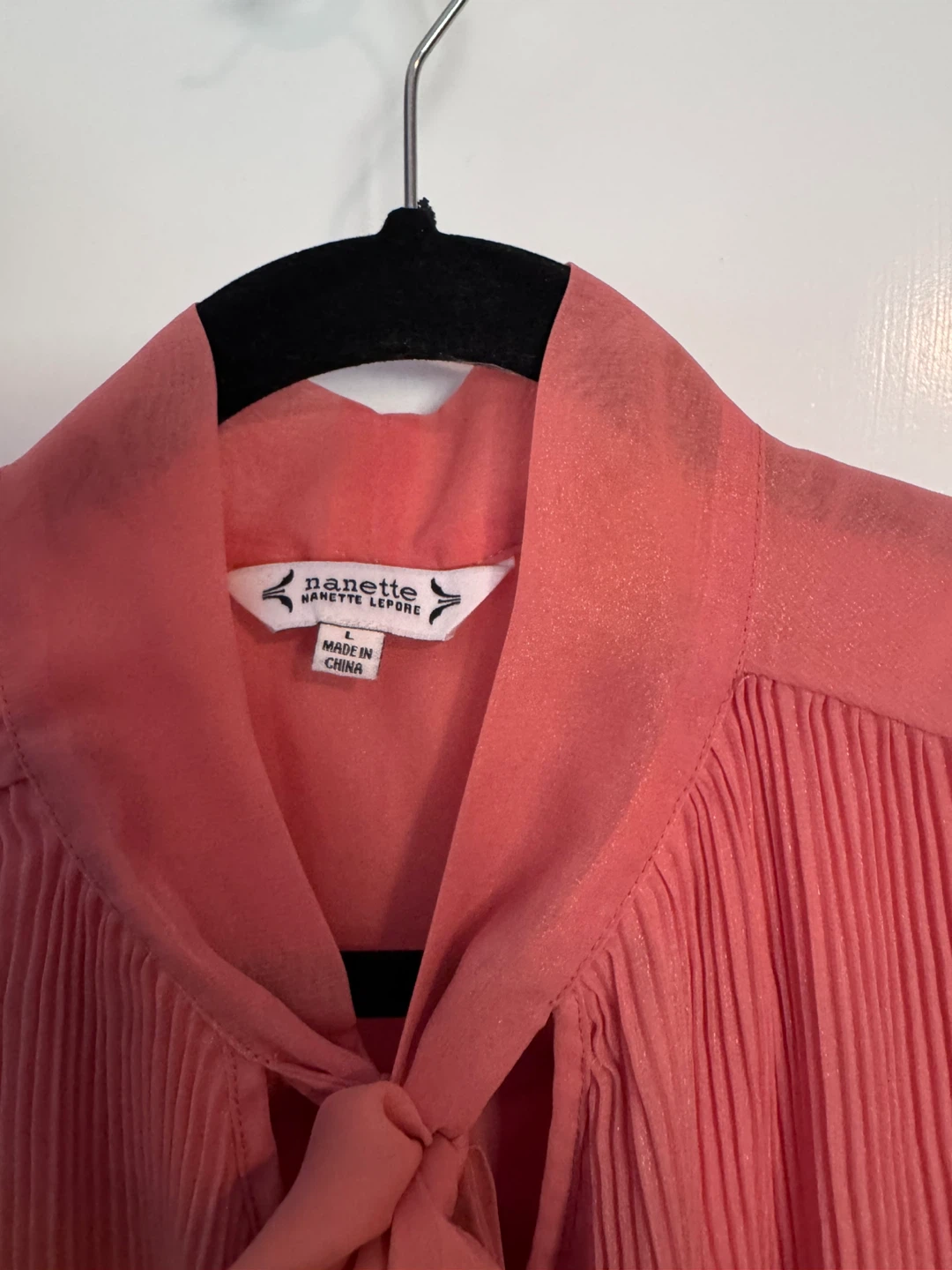Nanette Nanette Lepore Sleeveless Pink Blouse - photo 2