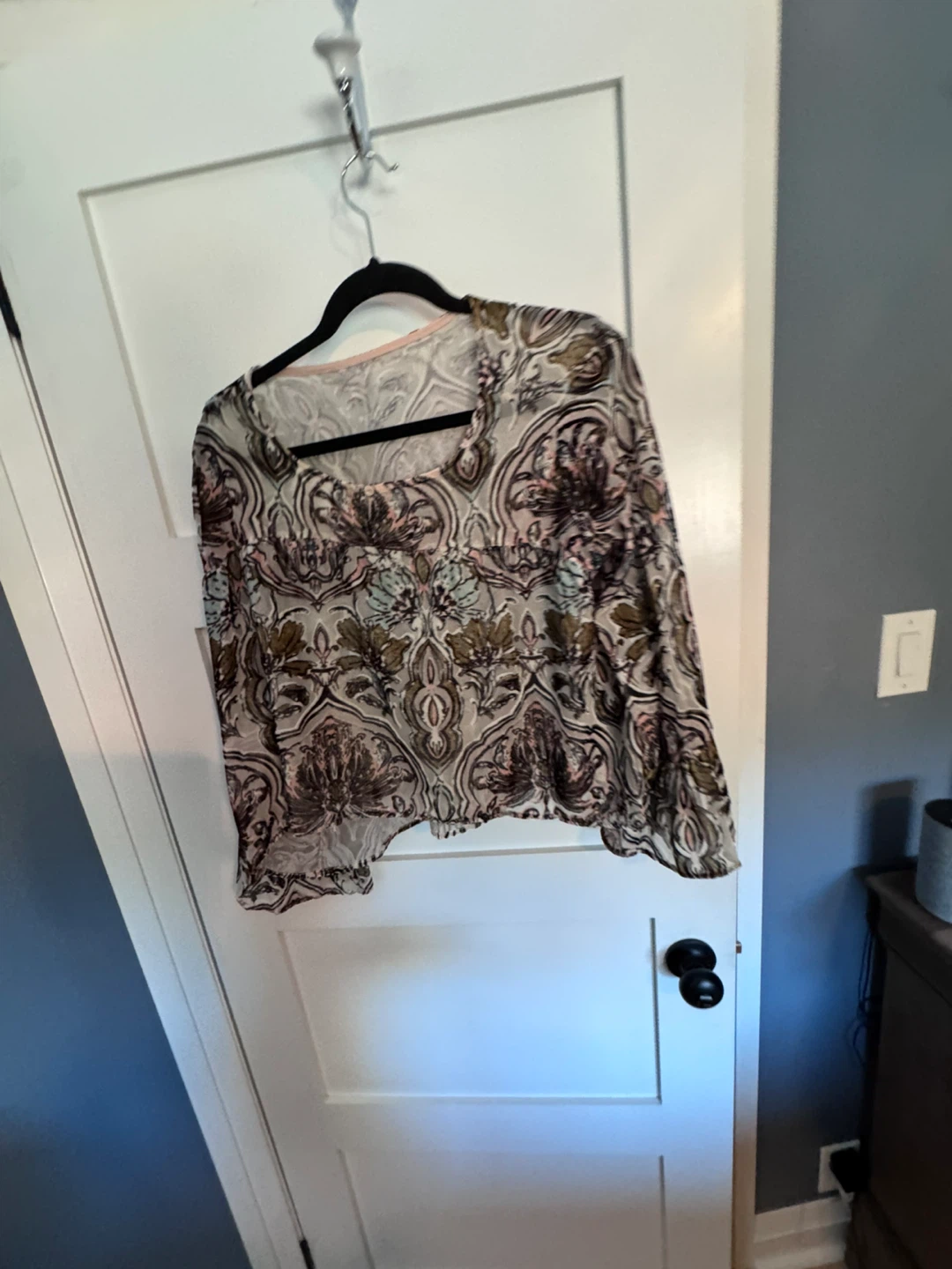 The Room Printed Long Sleeve Blouse - Size M - photo 3