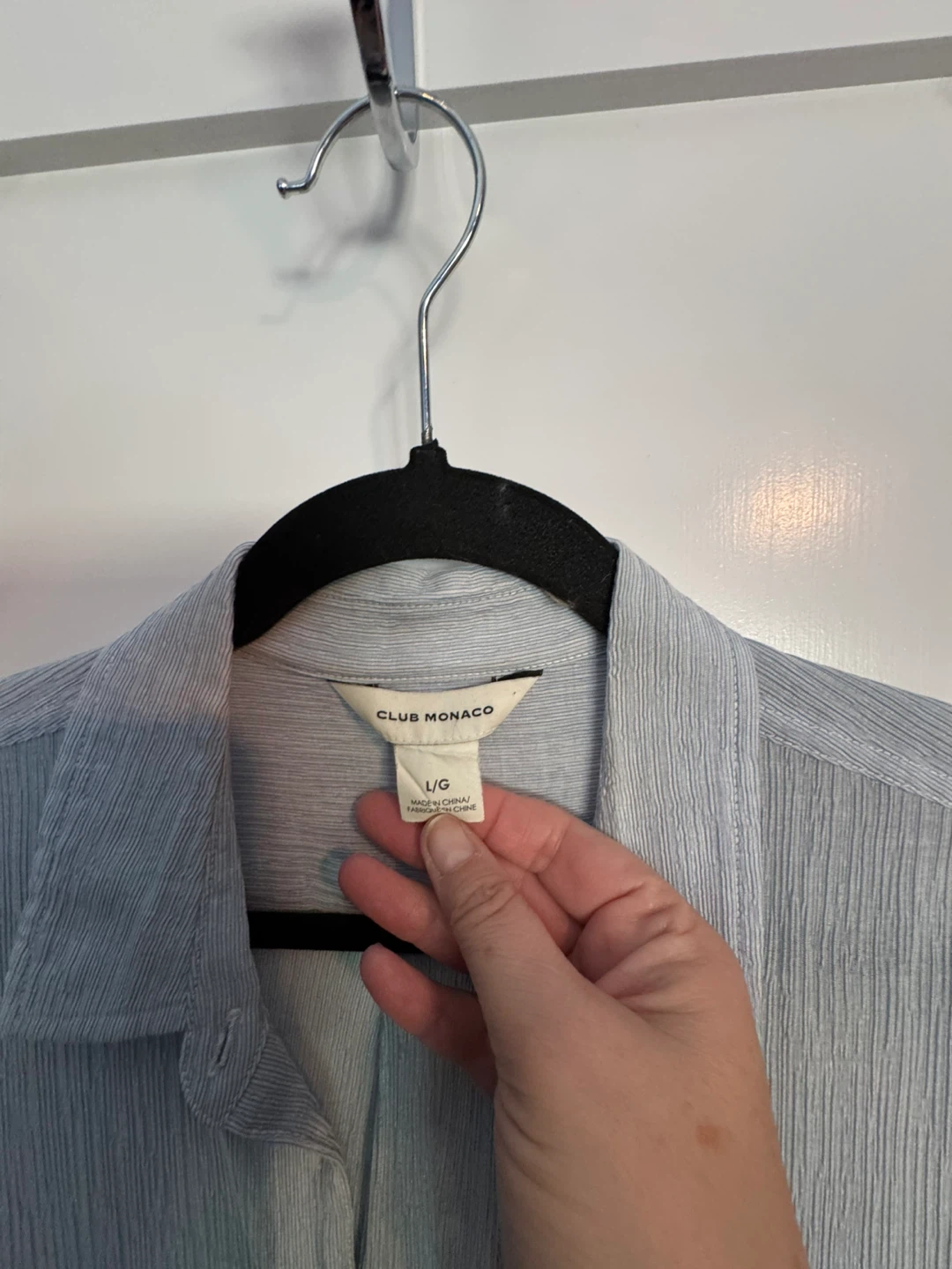 Club Monaco Blue Striped Button-Up Shirt - photo 3