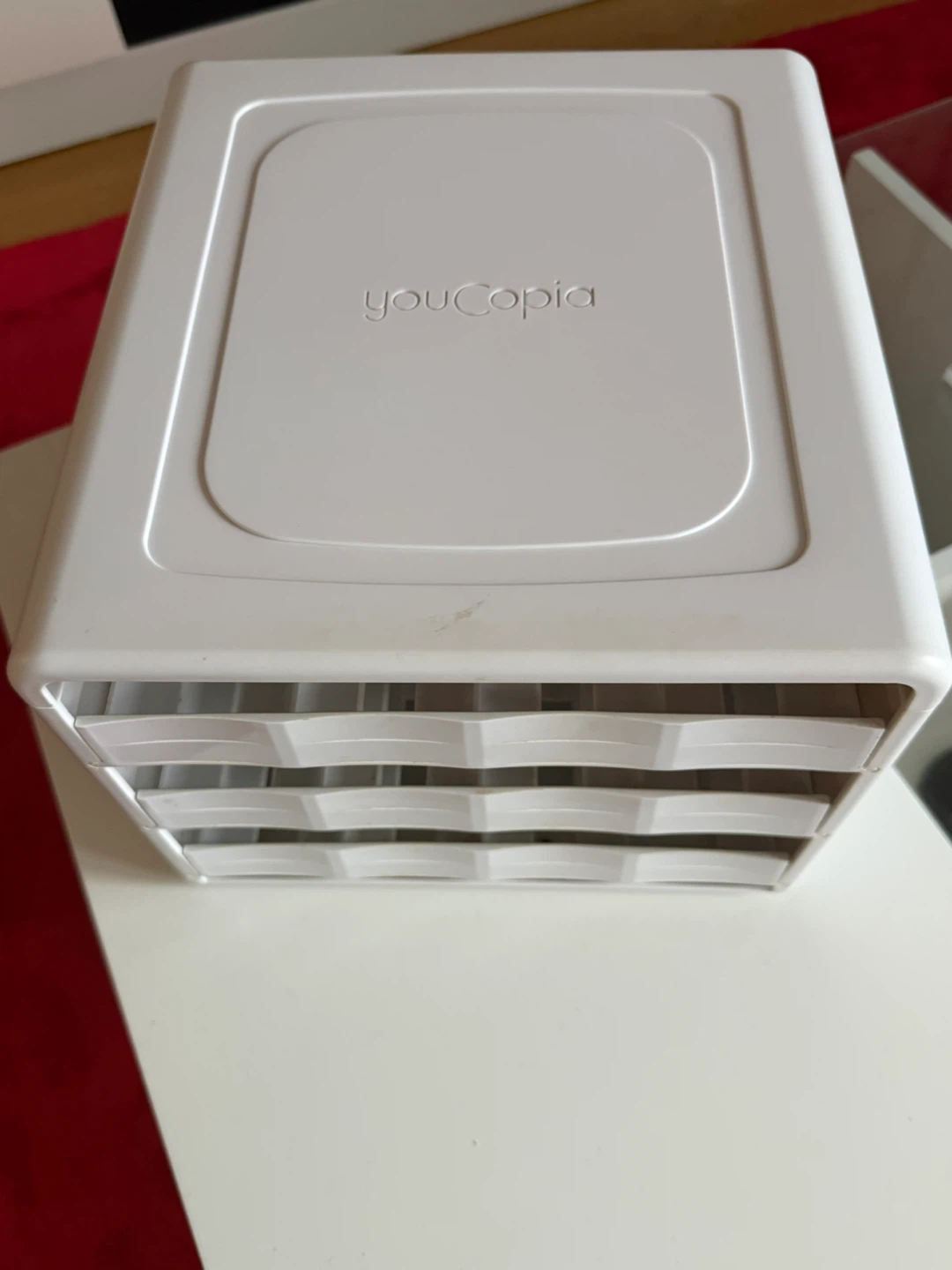 YouCopia White 3-Tier Drawer Organizer