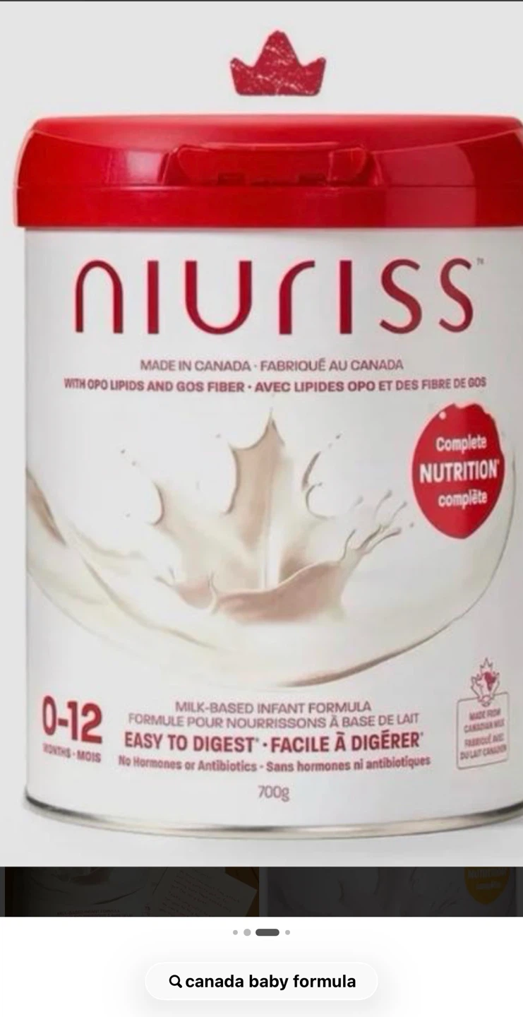 Niuriss Milk-Based Infant Formula 0-12 Months 700g