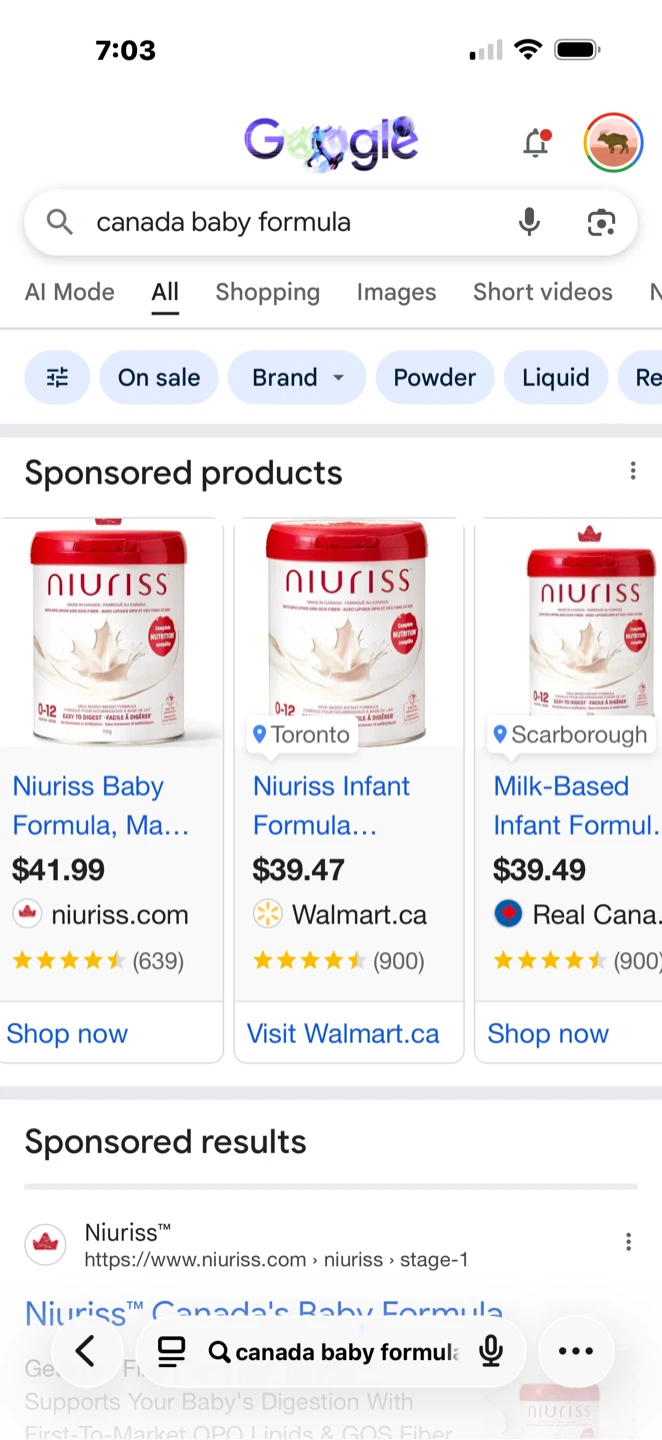 Niuriss Milk-Based Infant Formula 0-12 Months 700g - photo 2