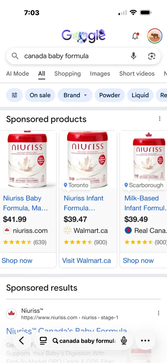 Niuriss Milk-Based Infant Formula 0-12 Months 700g - photo 2