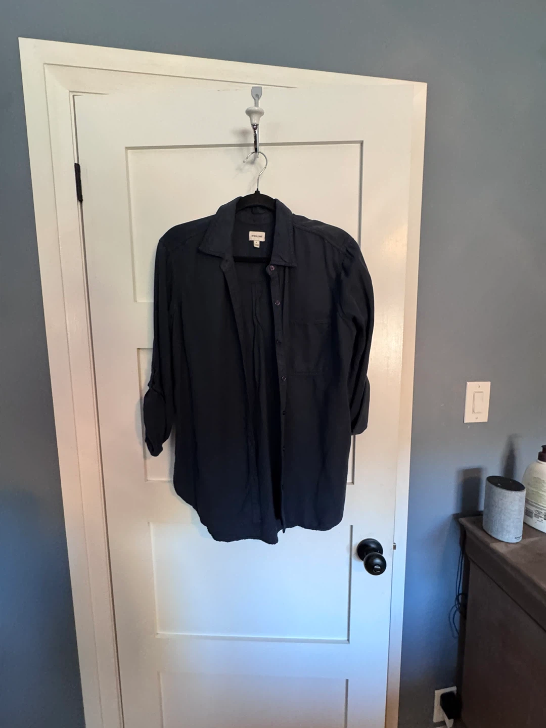 AG Dark Blue Button-Up Shirt