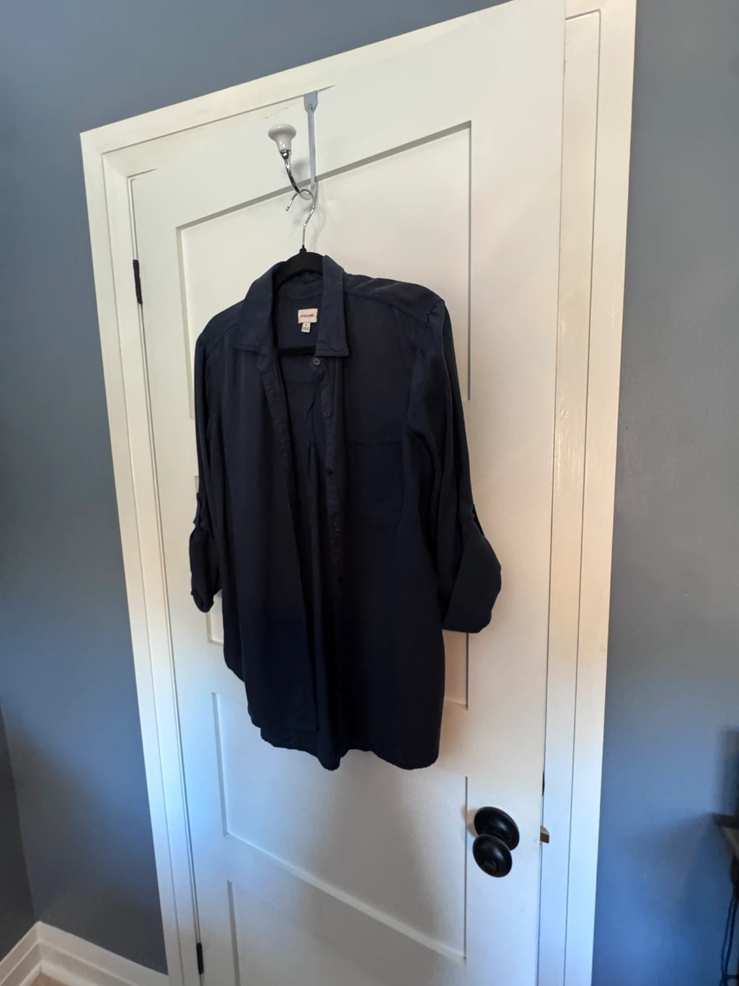 AG Dark Blue Button-Up Shirt - photo 2