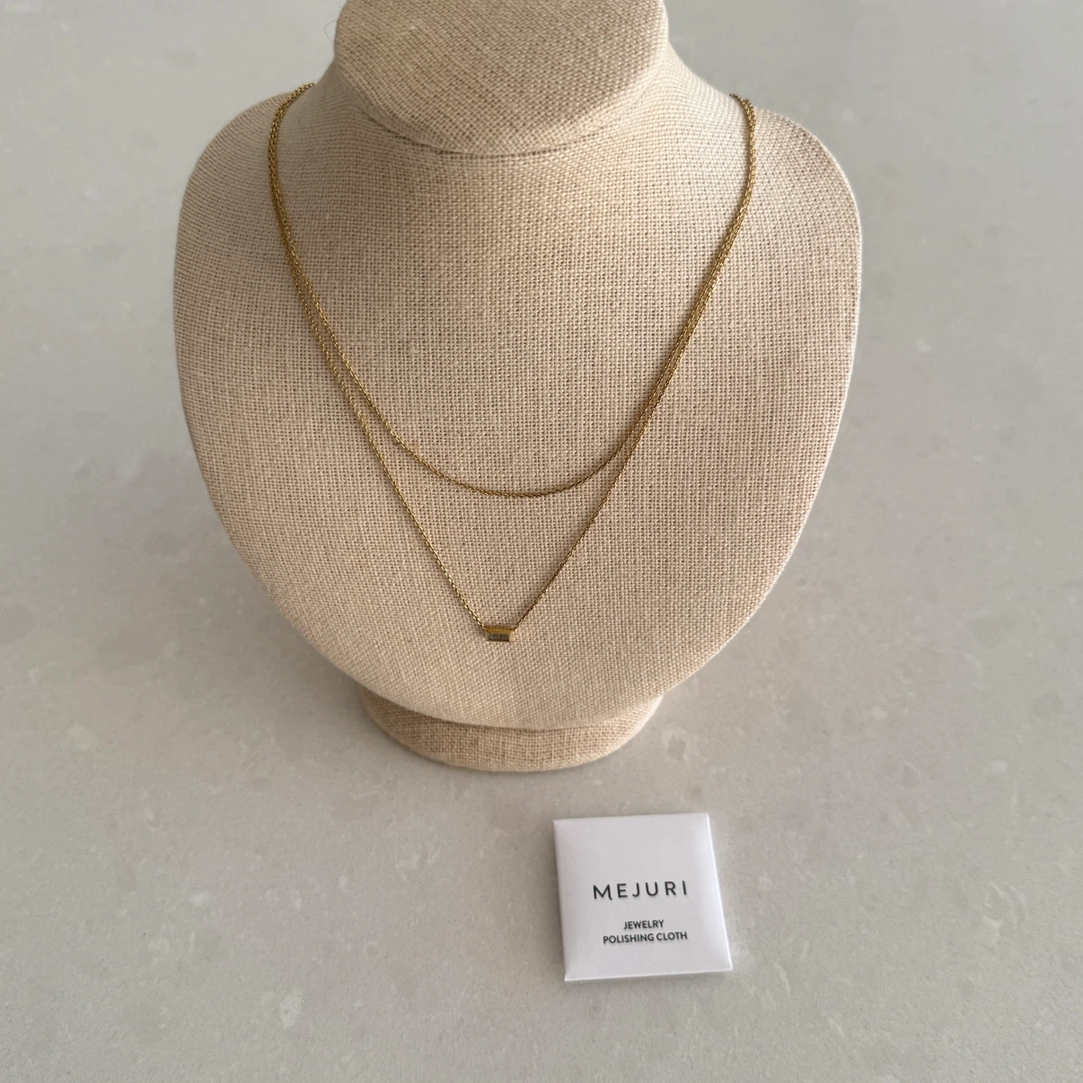 Mejuri Silver925 Layered Necklace with pendant