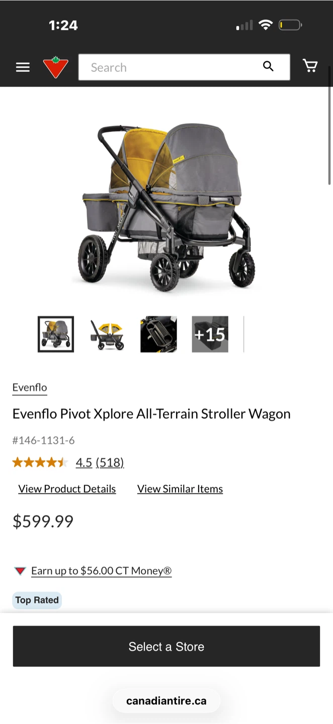 Evenflo Pivot Xplore All-Terrain Stroller Wagon