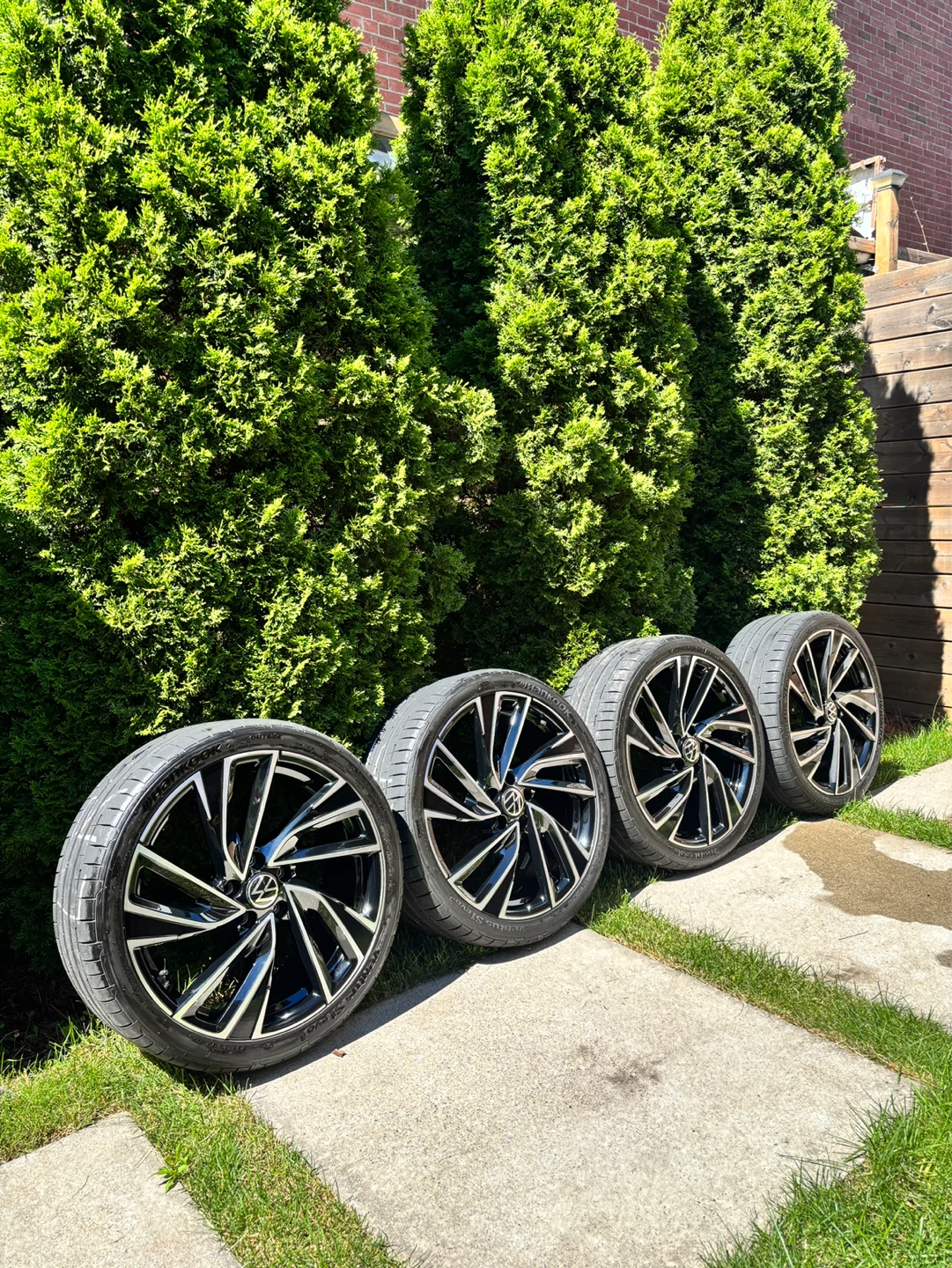 2024 VW Golf GTI Performance OEM 19” wheels and summer tires