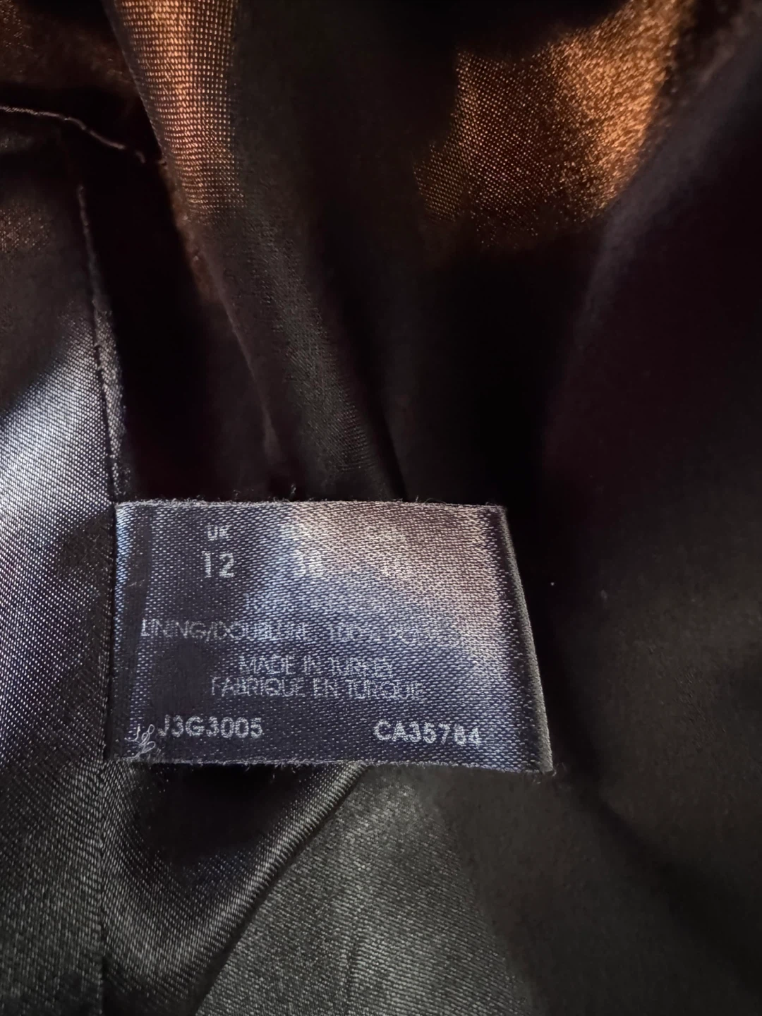 Black Linen Blend Blazer Jacket - photo 3