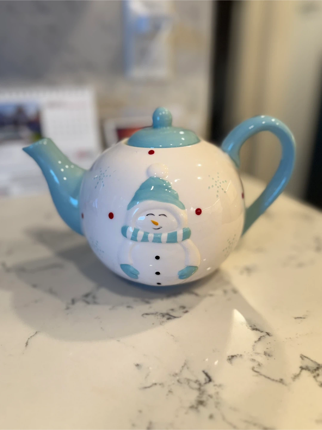 Snowman Teapot