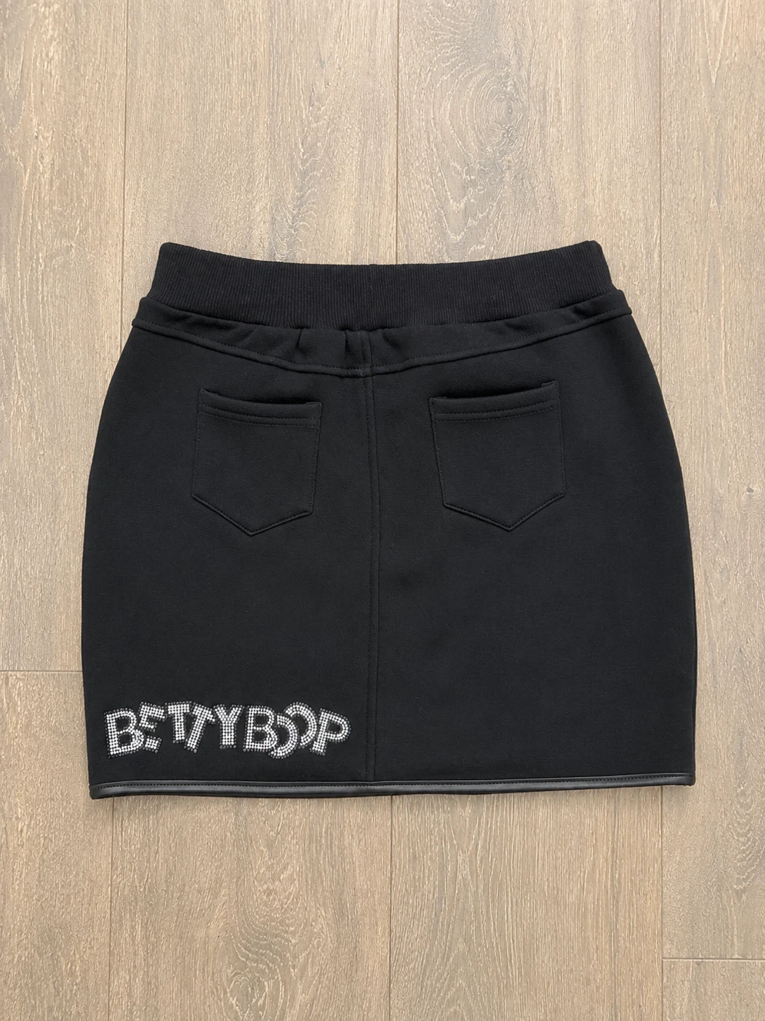 Betty Boop Black Mini Skirt with Rhinestones - photo 2