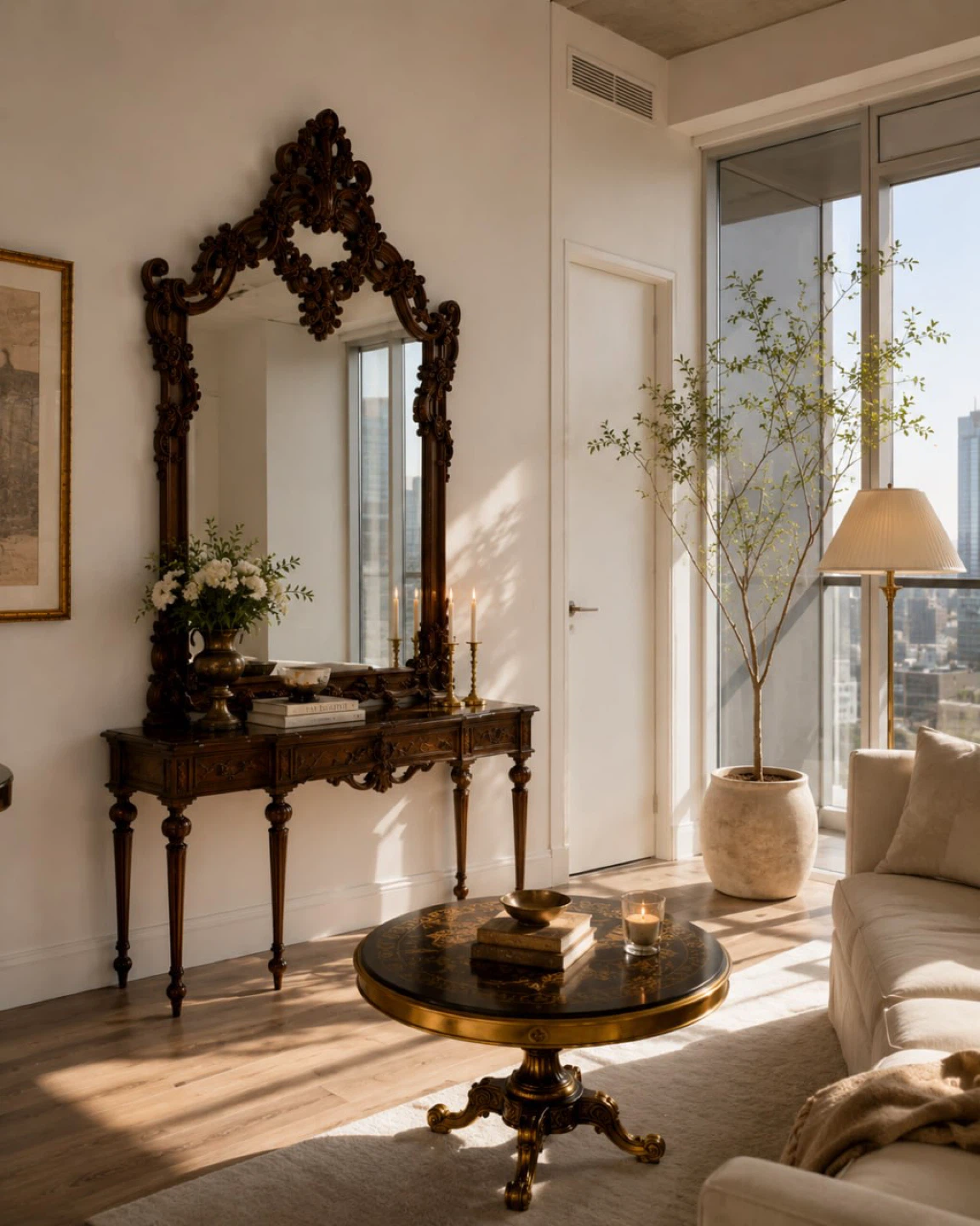 (NEW) elegant vintage style mirror