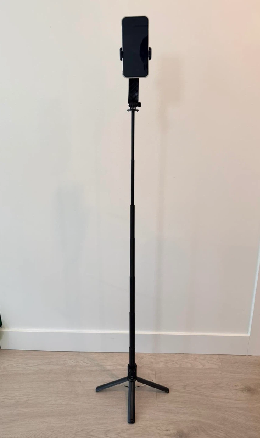 Black Selfie Stick Tripod with Remote - photo 2