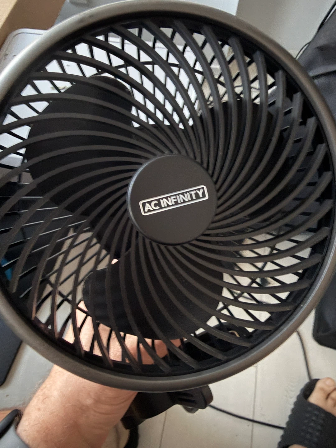 AC Infinity Cloudray Series Black Small Fan