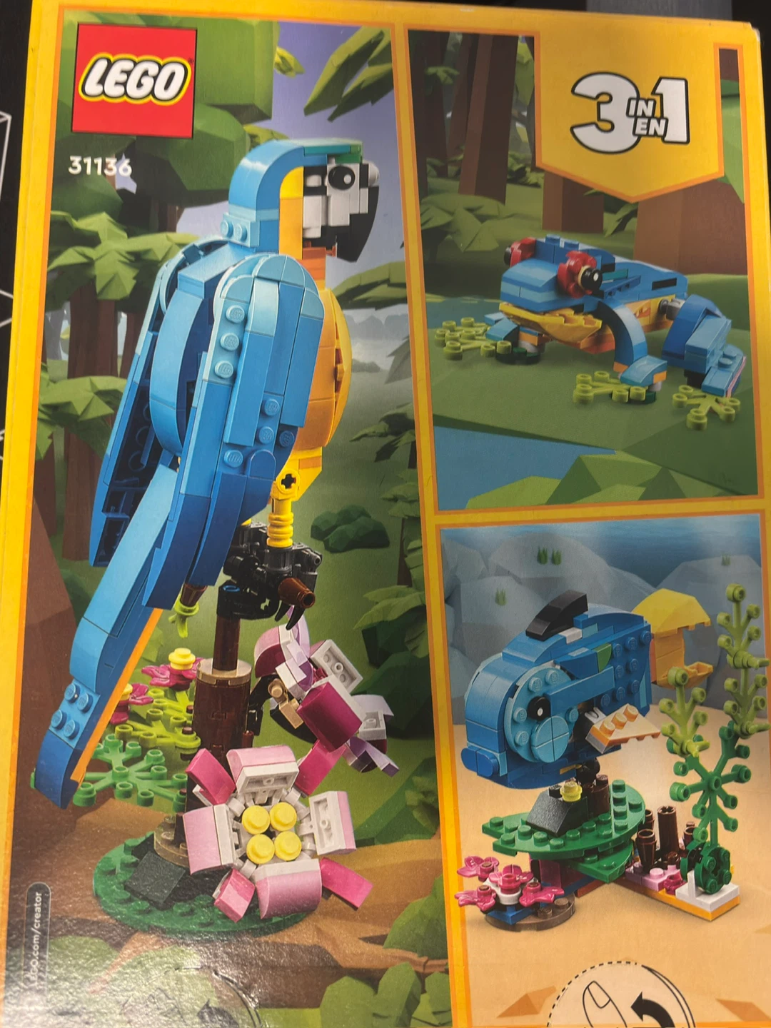 LEGO Creator 31136 3-in-1 Exotic Parrot Building Set - photo 2