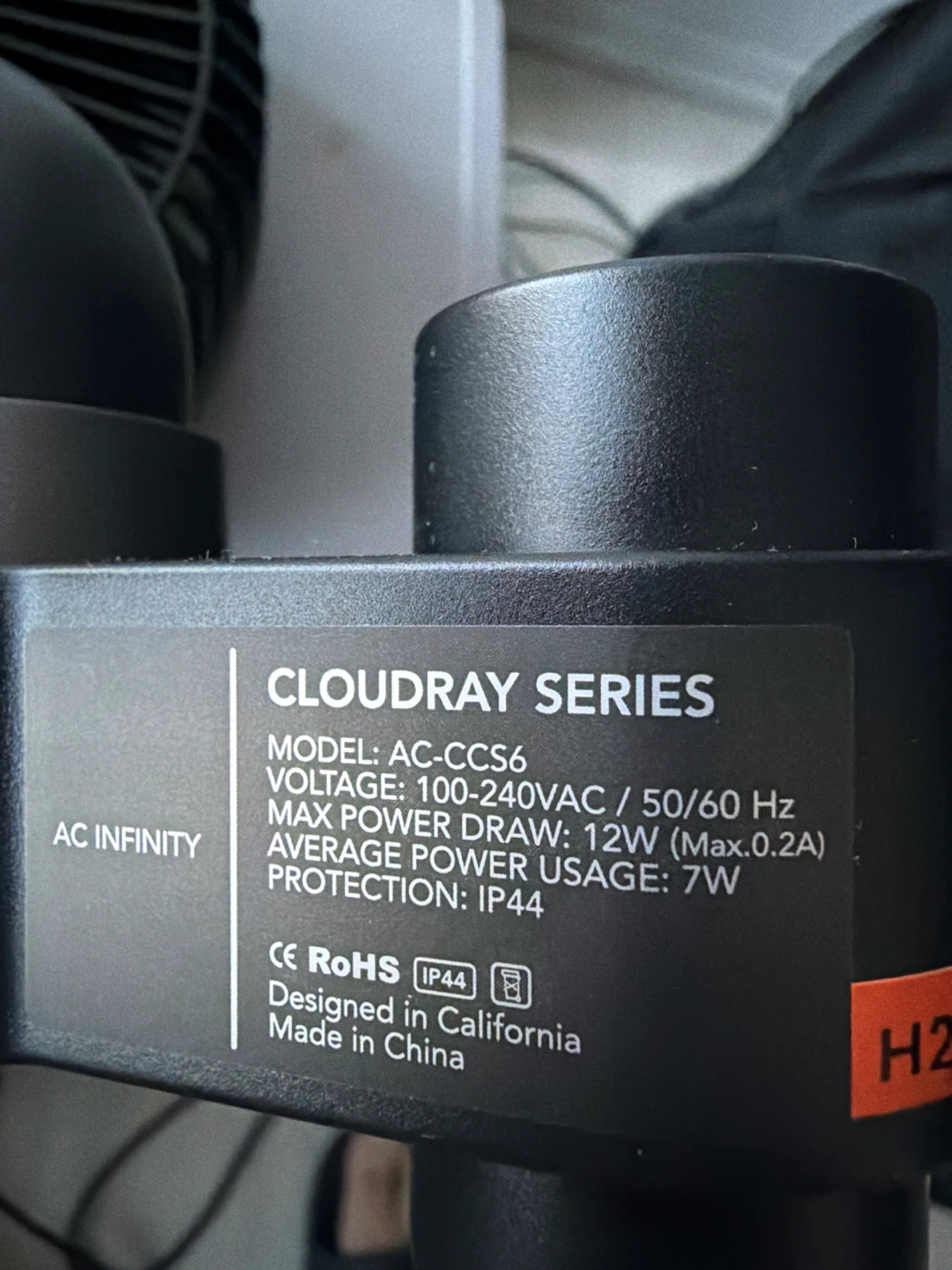 AC Infinity Cloudray Series Black Small Fan - photo 3