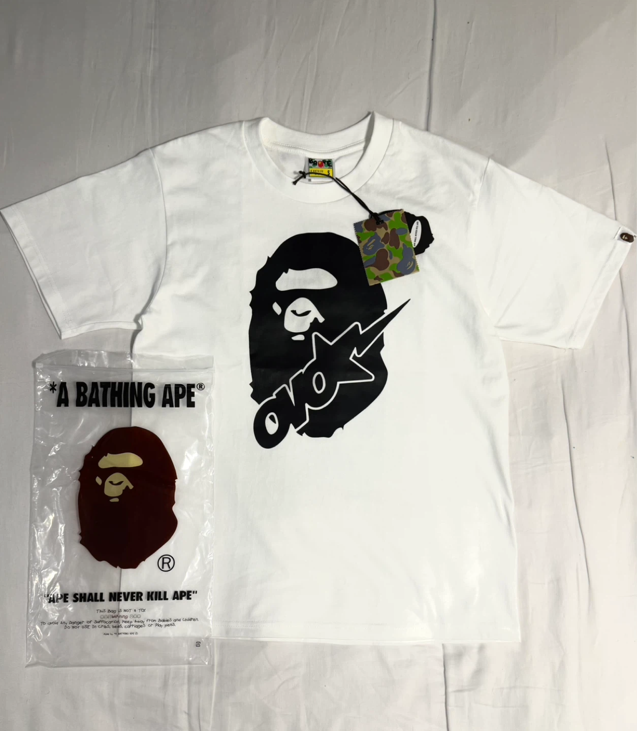 BAPE × OVO Ape Head Tee 🦉