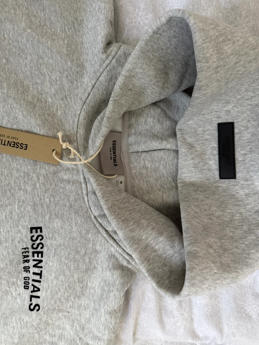 Fear of God Essentials Hoodie Grey Size M - photo 2
