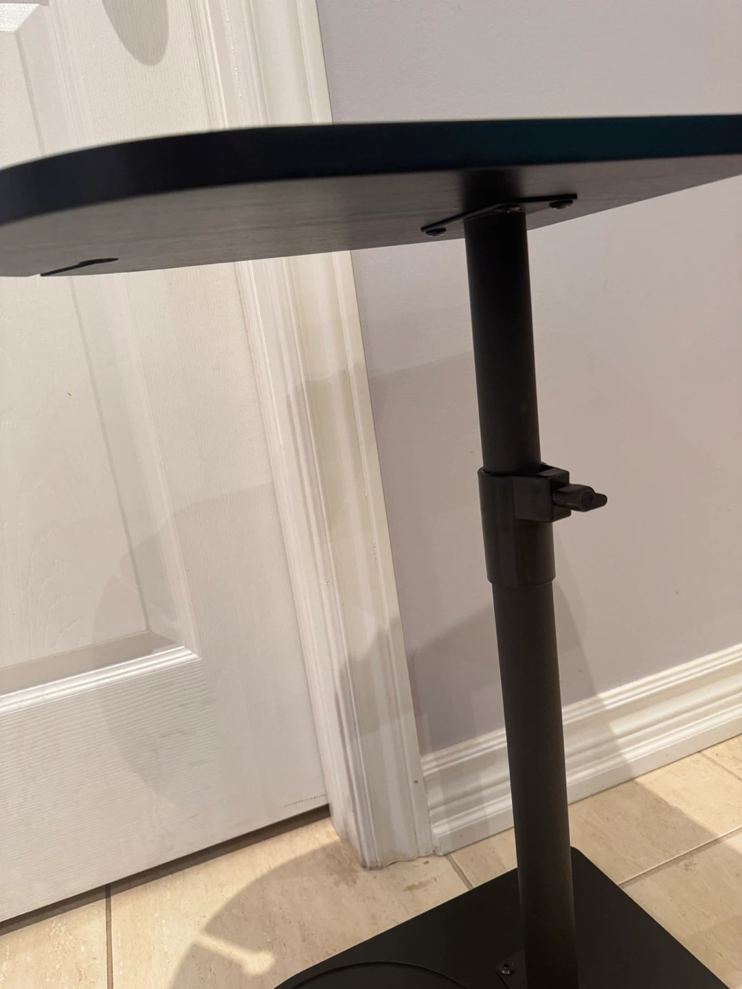 Adjustable Height Side Table with Cup Holder - photo 4