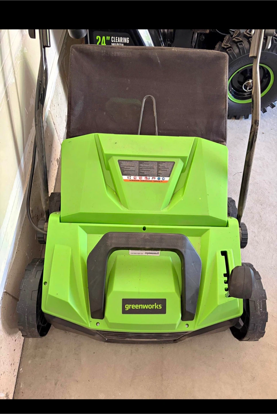 Greenworks Corded Lawn Aerator Dethatcher - photo 2
