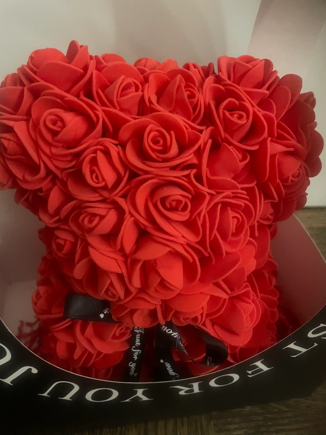 Red Rose Teddy Bear ready to pick up - photo 2