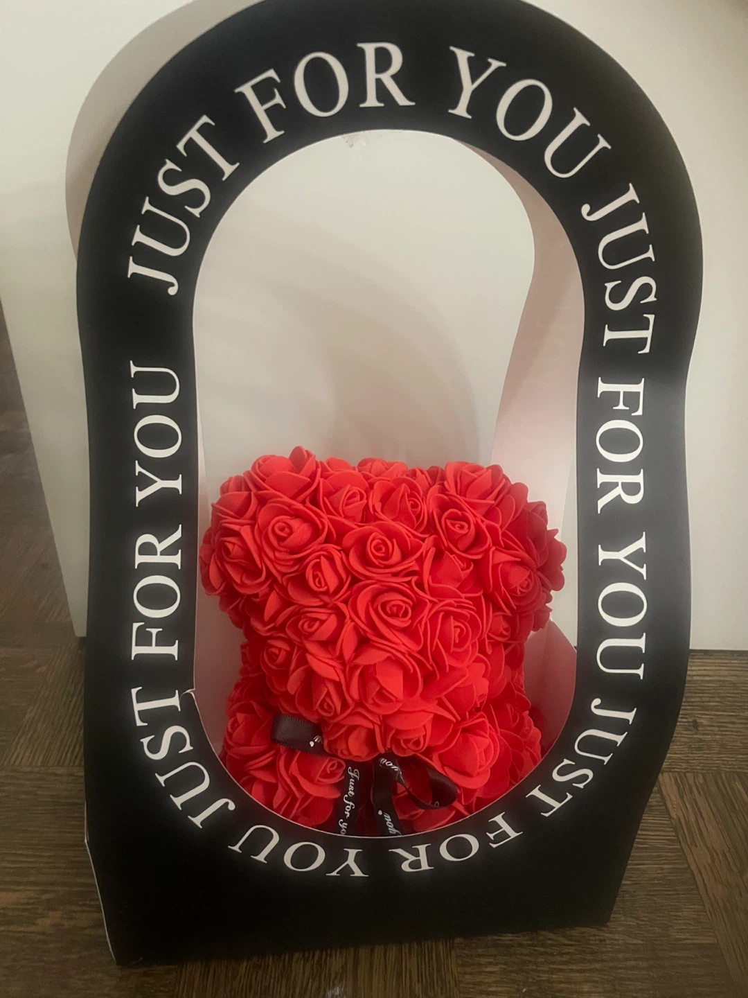 Red Rose Teddy Bear ready to pick up