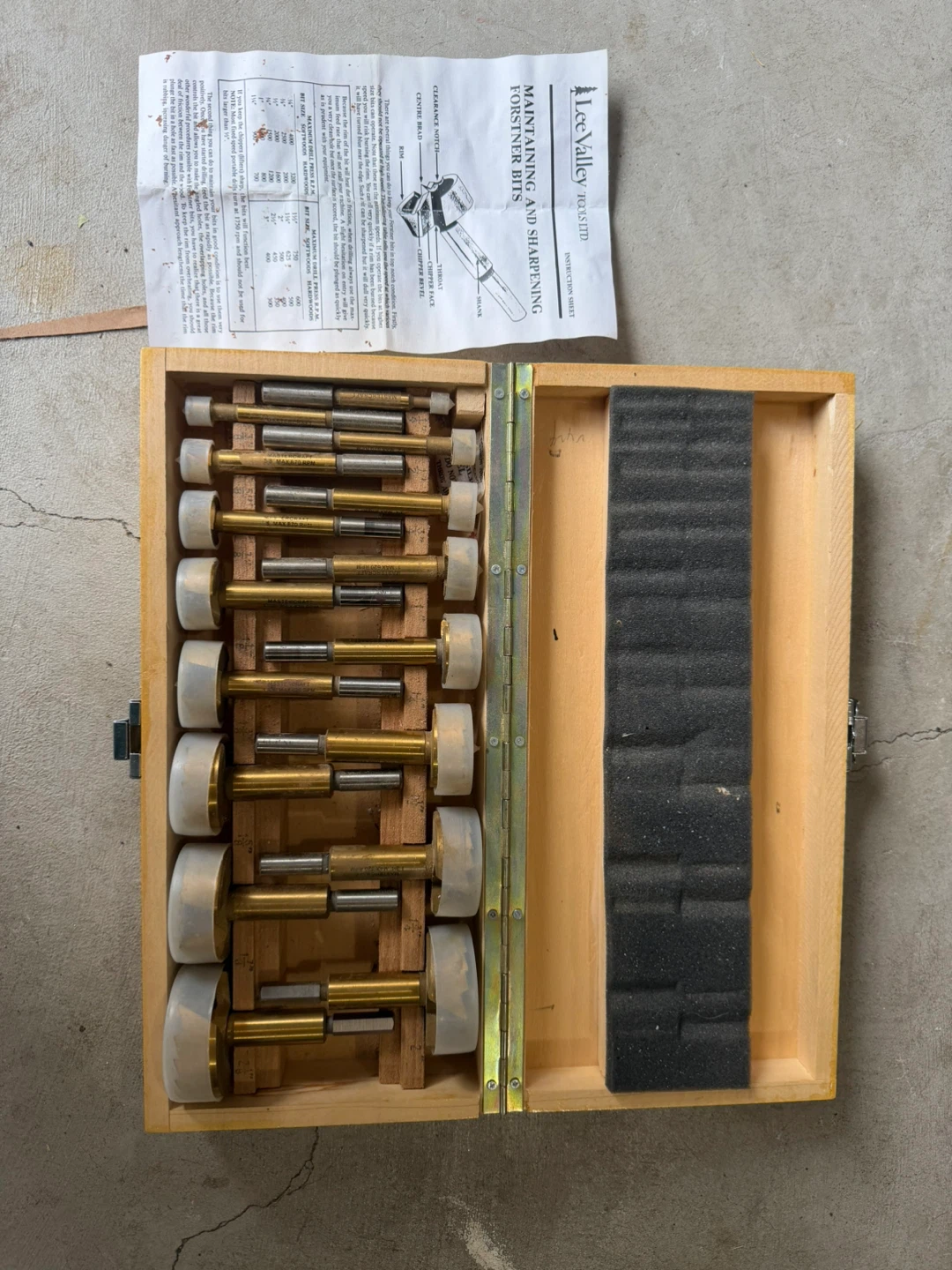 Forstner Bit Sets