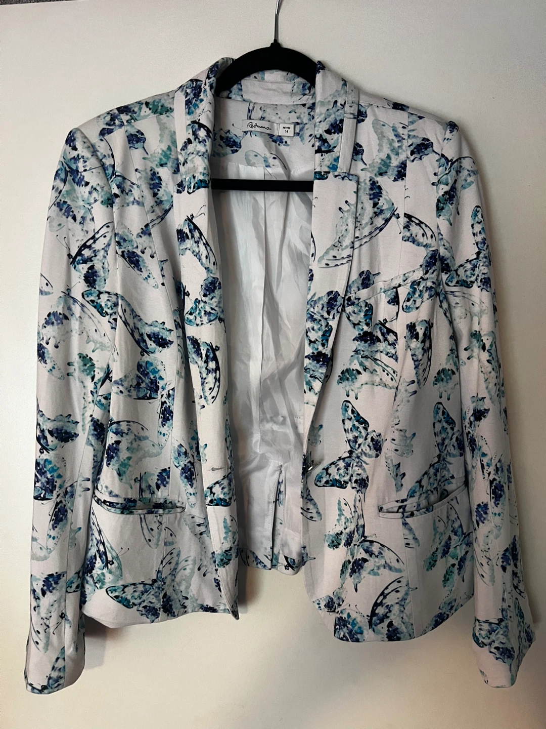 Reitmans Petite Butterfly Blazer - Size 14