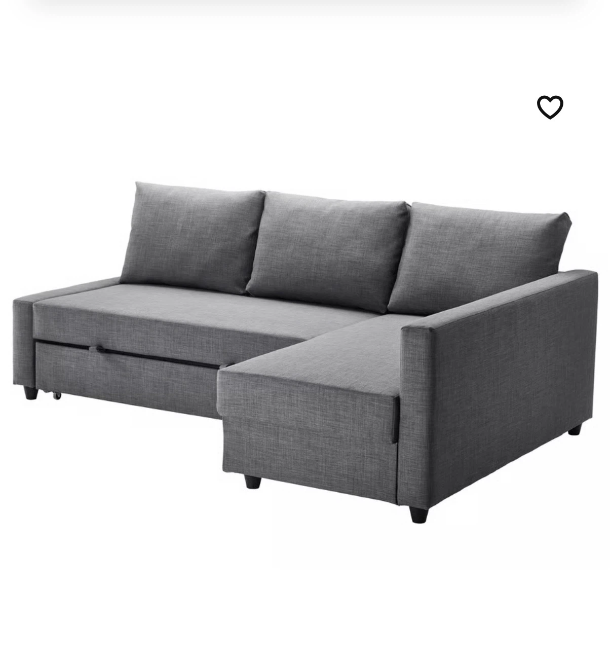Gray Sectional Sofa with Storage