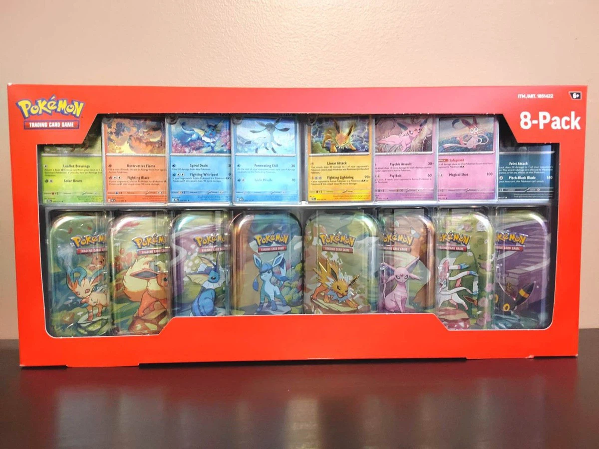 Pokémon Scarlet & Violet: Prismatic Evolutions Mini Tins 8-Pack