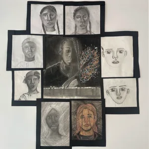 Original drawing(Looking back)